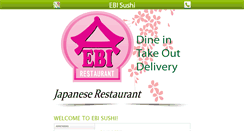 Desktop Screenshot of ebisushi.ca