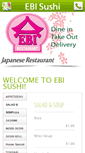 Mobile Screenshot of ebisushi.ca